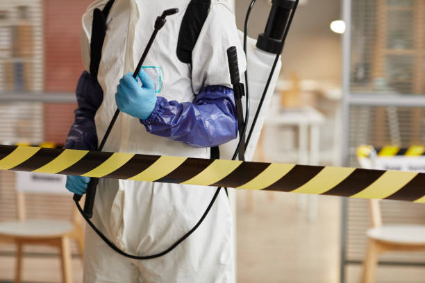 Professional Biohazard Cleanup technician working in Elberta, UT
